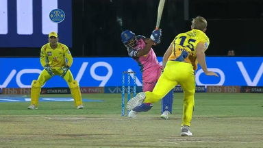 M43: RR vs CSK –  Krishnappa Gowtham Six