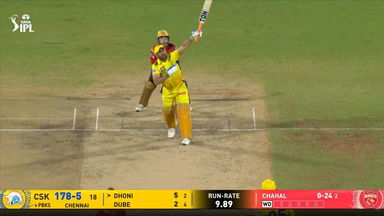 IPL 2025 M49: CSK vs PBKS - MS Dhoni Six
