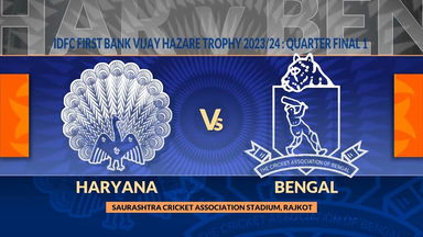 Vijay Hazare Trophy 2023 QF1, Haryana vs Bengal: Match Highlights