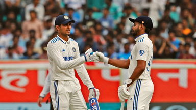 MAXIMUM: Shubman Gill times the release shot to perfection