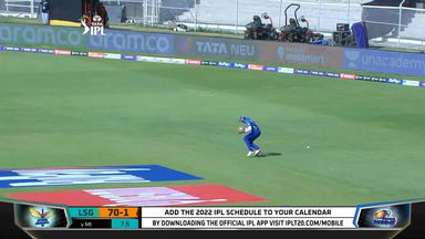 Oops: Surya lets one through the gate