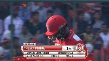 M31: DD vs KXIP – Thisara Perera Wicket