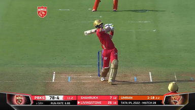 M28: PBKS vs SRH – Liam Livingstone Six