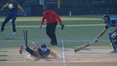 Syed Mushtaq Ali Trophy 2022: Bull's eye: Sumeet Verma's direct-hit to run out Harsh Desai