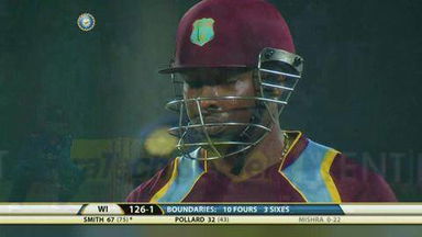 2ND ODI: IND vs WI – Kieron Pollard Six