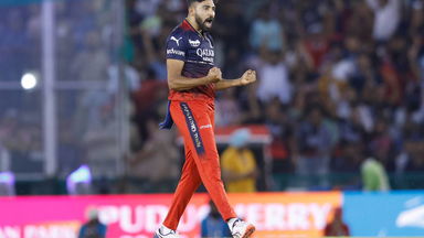 Fiery Siraj produces his career-best figures in IPL