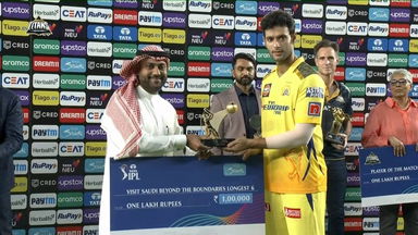 M01: GT vs CSK – Visit Saudi Beyond the Boundaries Longest 6 of the Match – Shivam Dube