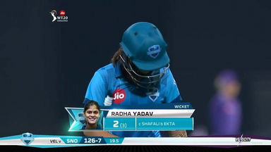 M01: Supernovas vs Velocity – Radha Yadav Wicket