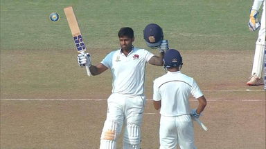 Ranji Trophy 2019-20, Baroda v Mumbai - Suryakumar Yadav's quickfire hundred