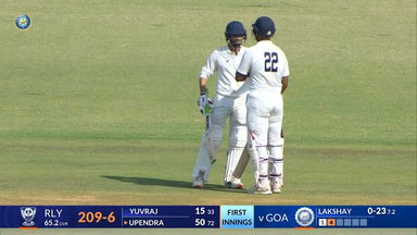 Ranji Trophy 2023/24, Railways vs Goa: Upendra Yadav's Captain's knock of 91(117)