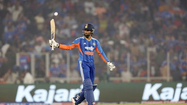 Tilak Varma leads India's charge with superb 73(42)