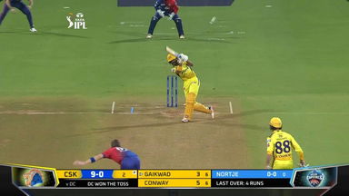M55: CSK vs DC – Ruturaj Gaikwad Six
