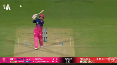 IPL 2026 M40: PBKS vs RR - Vaibhav Sooryavanshi Six