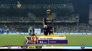 M26: KKR vs DC – Nitish Rana Wicket