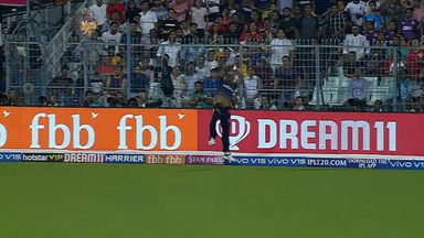 Andre Russell's ice cool catch