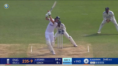 IND vs ENG 2024, 1ST Test: Ben Stokes Six