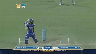 Pocket dynamite Parthiv scores 37 (18)
