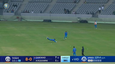 Vijay Hazare Trophy 2025 SF2, Vidarbha vs Maharashtra: Blinder! Jitesh Sharma pulls off a magnificent diving catch