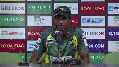 CLT20 2014 Q5: SE vs LIO  –   Press Conference – Jehan Mubarak