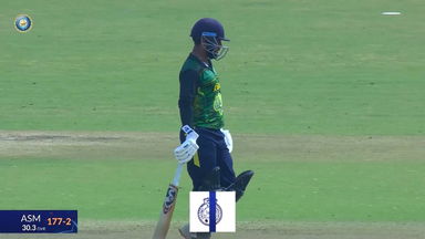 Vijay Hazare Trophy 2025-26, Assam vs Uttar Pradesh: Sibsankar Roy's solid knock of 82(83)