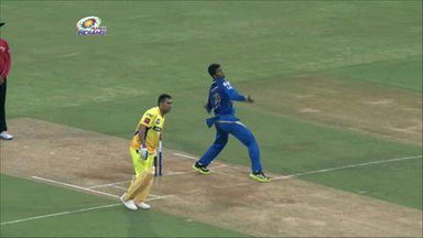M49: MI vs CSK – Michael Hussey Wicket