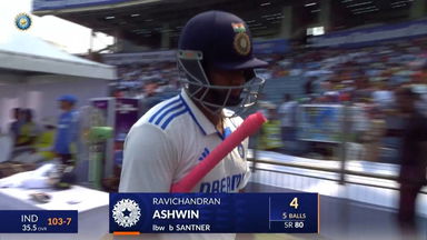 IND vs NZ 2024, 2nd Test: Ravichandran Ashwin Wicket