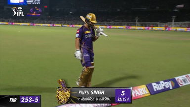 M42: KKR vs PBKS – Rinku Singh Wicket