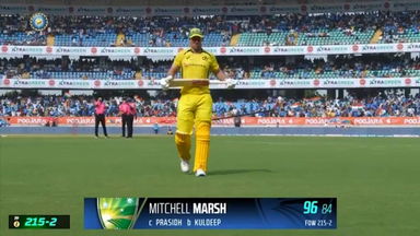 IND vs AUS 2023-24, 3RD ODI: Mitchell Marsh Wicket