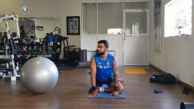 The fitness corner with captain Virat Kohli