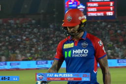 IPL 2025 M66: PBKS vs DC - Faf Du Plessis Wicket