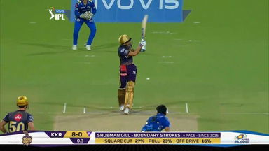 M47: KKR vs MI – Shubman Gill Six