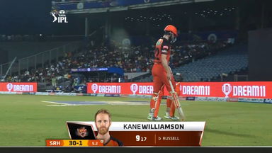 M61: KKR vs SRH – Kane Williamson Wicket
