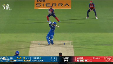 IPL 2026 M58: PBKS vs MI - Ryan Rickelton Six