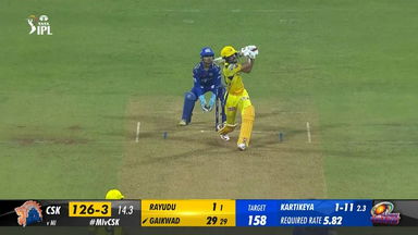 M12: MI vs CSK – Ruturaj  Gaikwad Six