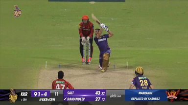 M03: KKR vs SRH – Ramandeep Singh Six