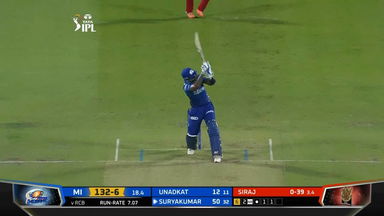 M18: RCB vs MI – Suryakumar Yadav Six