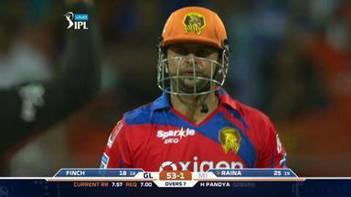 M9: MI vs GL – Suresh Raina Six