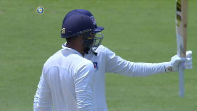 Priyam Garg's brisk 52 (60) against Karnataka