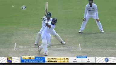 IND vs SL 2022, 1st Test, Day 3: Charith Asalanka Six