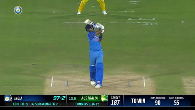 IND vs AUS 2022, 3RD T20I: Suryakumar Yadav  Six