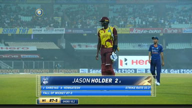IND vs WI 2022, 3RD T20I: Jason Holder Wicket