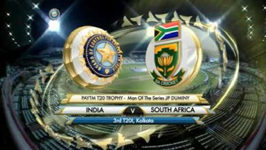 3RD T20I: IND vs SA  –   Man Of The Series – JP Duminy