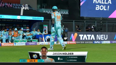 M20: RR vs LSG – Jason Holder Wicket