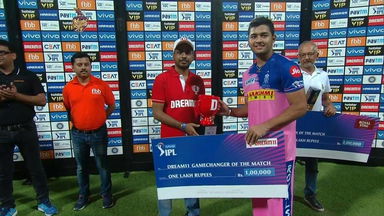 M43: KKR vs RR – Dream11 GameChanger of the Match – Riyan Parag