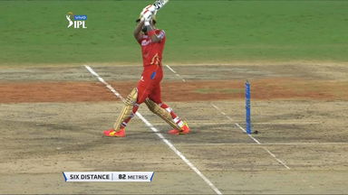 M17: PBKS vs MI – KL Rahul Six