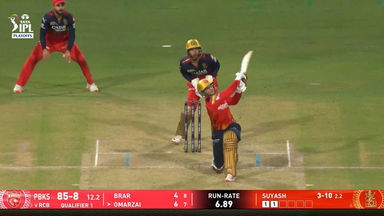 IPL 2025 Q1: PBKS vs RCB - Azmatullah Omarzai Six