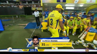 M33: KKR vs CSK – Suresh Raina Wicket
