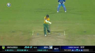 IND vs SA 2022, 3RD T20I: David Miller  Six