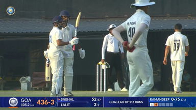 Ranji Trophy 2025-26, Punjab vs Goa, Day 3: Match Highlights