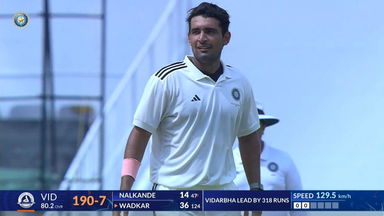 Z R Irani Cup 2025 Final, Vidarbha vs Rest of India: Astute Anshul Kamboj's fighting spell of 4/34